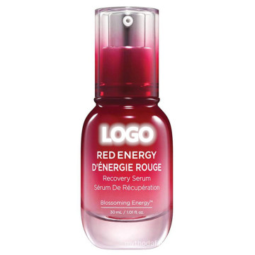 Private Label Red Energy Recovery Facial Hydrating Smoothing Serum